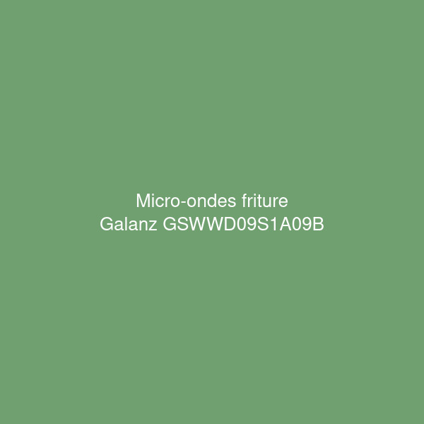 Galanz GSWWD09S1A09B - Four à micro-ondes avec friture à l'air 0,9 pi³