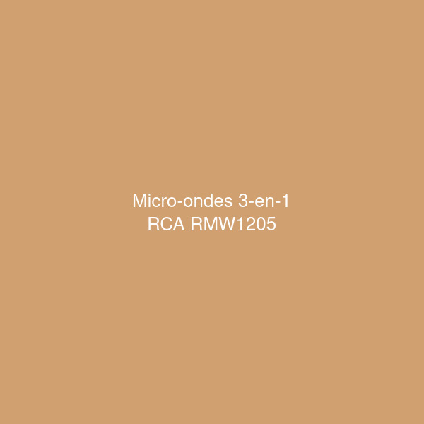 RCA RMW1205 - Four à micro-ondes 3-en-1 avec convection et friture à l'air 1,2 pi³
